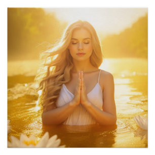 MEDITATION - YOGA - CARPE DIEM POSTER