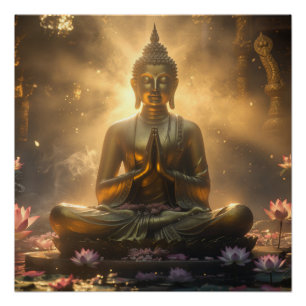 MEDITATION - YOGA - CARPE DIEM POSTER