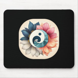 Meditation Yoga Tai Chi Qi Gong Za Zen Yin Yang Lo Mousepad