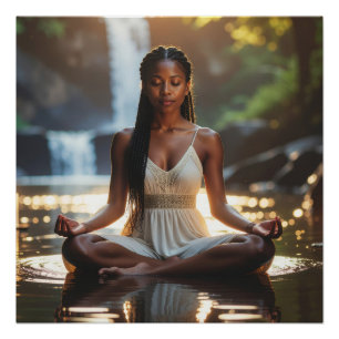 MEDITATION - YOGA - WELLNESS - CARPE DIEM POSTER