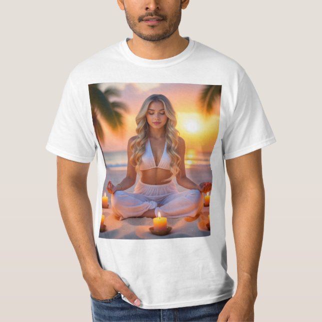 MEDITATION - YOGA - WELLNESS - CARPE DIEM T-Shirt (Vorderseite)