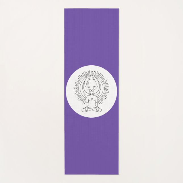 Meditation. Yogamatte (Vorderseite)