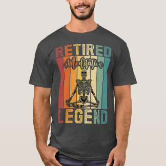 MeditationFunny Retirement Retro Skelett T-Shirt