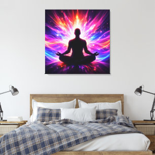 Meditations-Chakra-Leinwand-Wandkunst Leinwanddruck