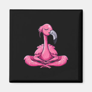 Meditations-Flamingo Buddhistischer Zen-Buddha-Yog Magnet