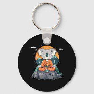 Meditations-Koala-Berg-Zen-Buddha-Buddhist-Hindu Schlüsselanhänger