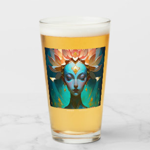 MEDITATIONS-LOTUS-GÖTTIN-SPIRITUELLE GLASKUNST GLAS