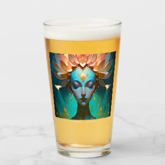 MEDITATIONS-LOTUS-GÖTTIN-SPIRITUELLE GLASKUNST GLAS