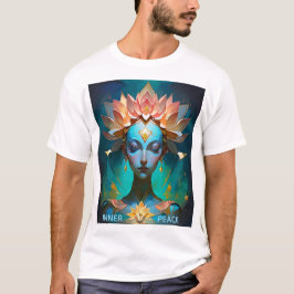 MEDITATIONS-LOTUS-GÖTTIN-SPIRITUELLE-KUNST-T-SHIRT T-Shirt