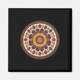 Meditations-Mandala Kreis Spiritualität Yoga-Muste Magnet