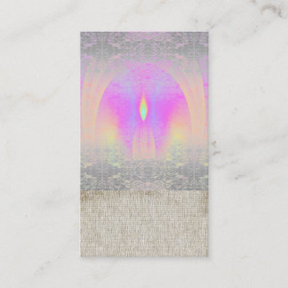 Meditations-Regenbogen-Klassen-Yoga-Visitenkarten Visitenkarte