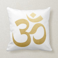 Meditations-Symbol-Yoga-Imitat-Goldfolie OM