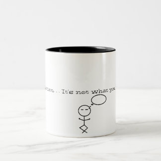 Meditations-Tasse Zweifarbige Tasse