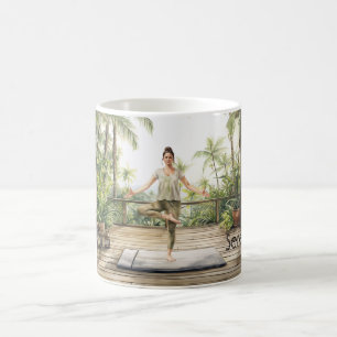 Meditations-Yoga-Position Serenität Kaffeetasse