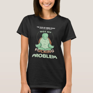 Meditations-Yoga-Schildkröte Weg des inneren Frie T-Shirt