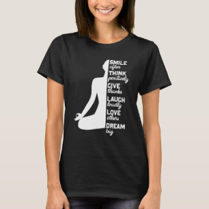 Meditations-Yoga-Zen-Zitat für Yoga-Achtsamkeit T-Shirt