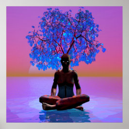 Meditationsbaum Poster