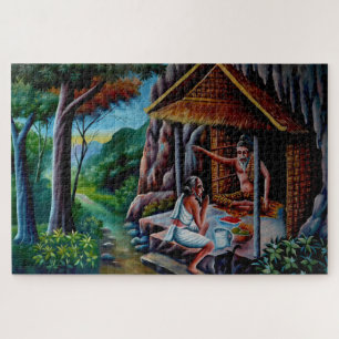 Meditationsbuddha-Puzzle Puzzle