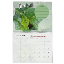 Meditationsgotteskalender: Sterne, Wörter & Noten Kalender