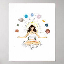 Meditationskunst Poster