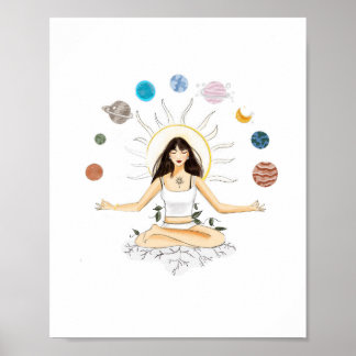 Meditationskunst Poster