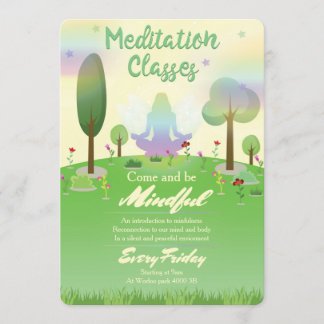 Meditationskurse Einladung
