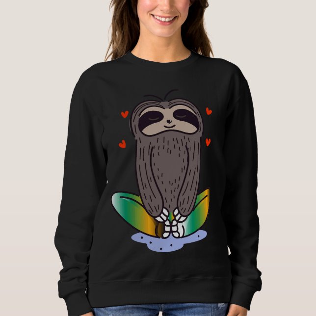 Meditationslatte Sweatshirt (Vorderseite)