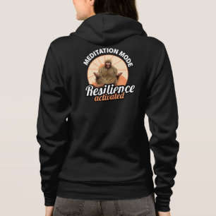 Meditationsmodus Bigfoot Belastbarkeit aktiviert Hoodie