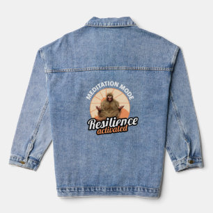 Meditationsmodus Bigfoot Belastbarkeit aktiviert Jeansjacke