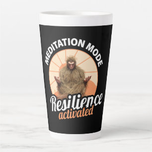 Meditationsmodus: Resilienz aktiviert Bigfoot Milchtasse