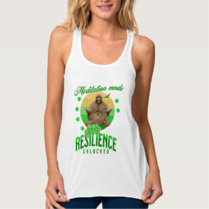 Meditationsmodus: Resilienz freigeschaltet Lustige Tank Top
