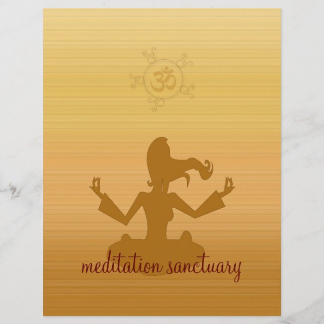 Meditationsort Flyer (Vorne)