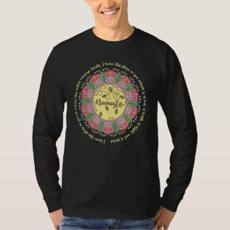 Meditationsspruch Mandala Yoga Gruß Wir Sind Auf T-Shirt