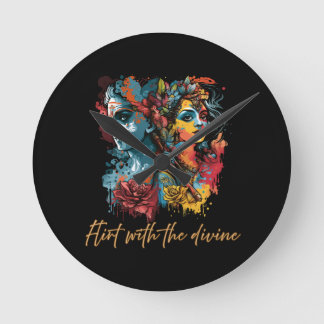 Meditationsstimmung, Lightworker-Design Runde Wanduhr