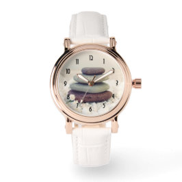 Meditative Cairn für Gesteinsteine Armbanduhr