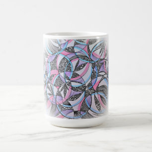 Meditative Kreise Kaffeetasse
