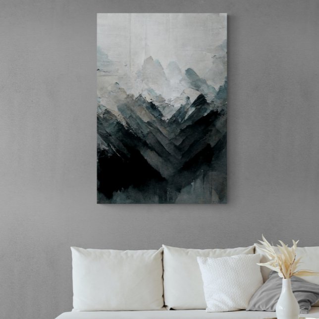 Meditative Landschaftsmalerei "Tranquil Cay". Dose Leinwanddruck (Von Creator hochgeladen)