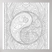 Meditative Musterkunst: Heilige Geometrie Yin Yang
