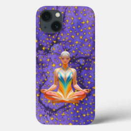 Meditative Woman und einzigartiges Star-Muster Case-Mate iPhone Hülle