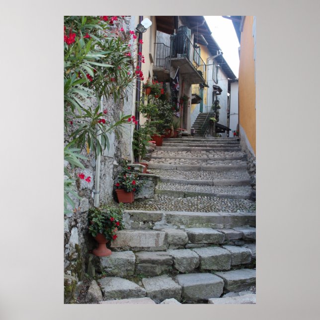 Mediterane Architektur Poster (Vorne)