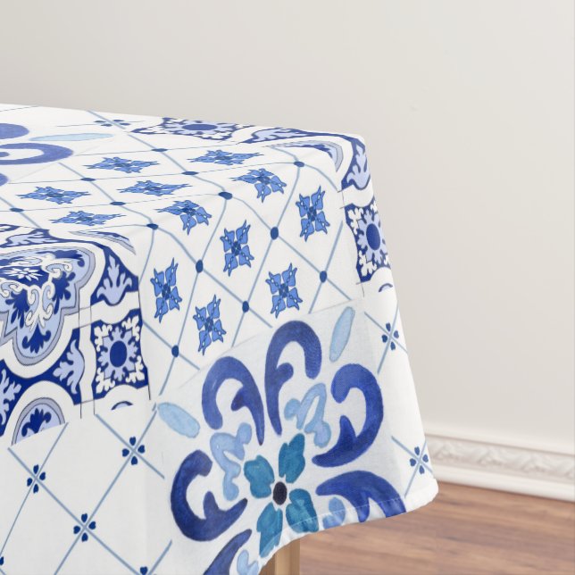 Mediterran, Amalfi-Stil, einfache Plätze       Tischdecke (Beispiel)