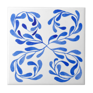 Mediterrane Blume Fliese