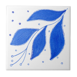 Mediterrane Blume Fliese