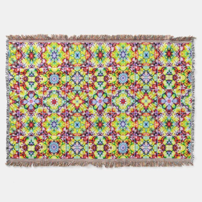 mediterrane Fliesen, alkoholfarbene Fliesen, Majol Decke (Vorderseite)