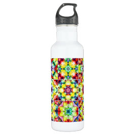 mediterrane Fliesen, alkoholfarbene Fliesen, Majol Edelstahlflasche