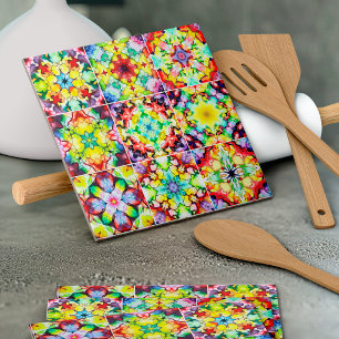 mediterrane Fliesen, alkoholfarbene Fliesen, Majol Fliese