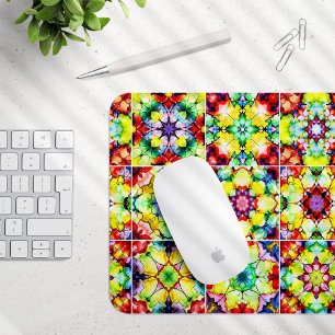 mediterrane Fliesen, alkoholfarbene Fliesen, Majol Mousepad
