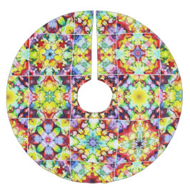 mediterrane Fliesen, alkoholfarbene Fliesen, Majol Polyester Weihnachtsbaumdecke