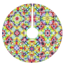 mediterrane Fliesen, alkoholfarbene Fliesen, Majol Polyester Weihnachtsbaumdecke