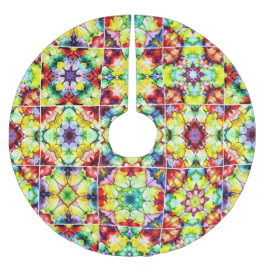 mediterrane Fliesen, alkoholfarbene Fliesen, Majol Polyester Weihnachtsbaumdecke